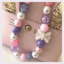 Load image into Gallery viewer, Bubblegum Bella Flair Necklace

