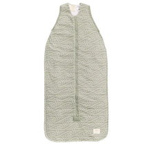 Load image into Gallery viewer, Woolbabe x Bo & Ko Collab Duvet Weight Front Zip Sleeping Bag - Flax Ngaru 2-4 yrs