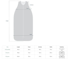 Load image into Gallery viewer, Woolbabe x Bo & Ko Collab Duvet Weight Front Zip Sleeping Bag - Flax Ngaru 2-4 yrs