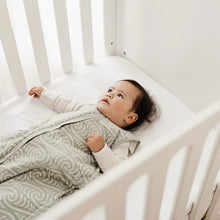 Load image into Gallery viewer, Woolbabe x Bo & Ko Collab Duvet Weight Front Zip Sleeping Bag - Flax Ngaru 2-4 yrs