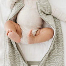 Load image into Gallery viewer, Woolbabe x Bo & Ko Collab Duvet Weight Front Zip Sleeping Bag - Flax Ngaru 2-4 yrs