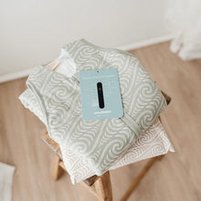 Load image into Gallery viewer, Woolbabe x Bo & Ko Collab Duvet Weight Front Zip Sleeping Bag - Flax Ngaru 2-4 yrs