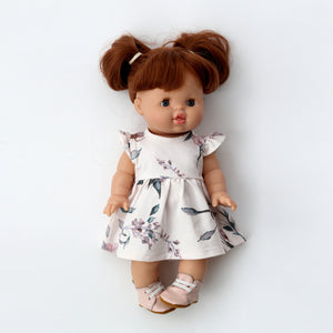 Burrow & Be Doll Clothing for 32-38cm Doll - Fleur Dress