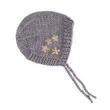 Load image into Gallery viewer, Acorn Flower Bonnet - Grey