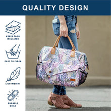 Load image into Gallery viewer, Banz Large Picnic Cooler Bag – Waratah Apricot