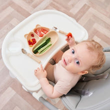 Load image into Gallery viewer, Mombella Panda Fork & Spoon - Light Blue