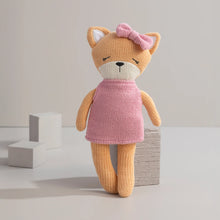 Load image into Gallery viewer, Living Textiles Knitted Animal Soft Toy - Frankie the Fox