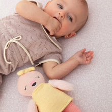 Load image into Gallery viewer, Living Textiles Knitted Animal Soft Toy - Freya the Flamingo
