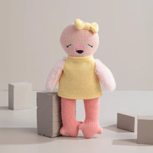 Load image into Gallery viewer, Living Textiles Knitted Animal Soft Toy - Freya the Flamingo