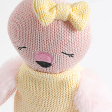 Load image into Gallery viewer, Living Textiles Knitted Animal Soft Toy - Freya the Flamingo