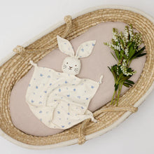 Load image into Gallery viewer, Over the Dandelions Organic Muslin Bunny Lovey - Enchanted Garden