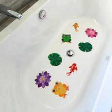 Load image into Gallery viewer, Zazi Slip-Safe Bath Spots - Garden Pond
