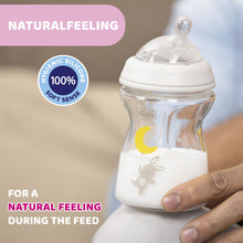 Load image into Gallery viewer, Chicco Natural Feeling 250ml Slow Flow 0m+ Glass Bottle