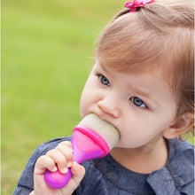 Load image into Gallery viewer, Boon Pulp Silicone Feeder 2 pack - Grey/Blue