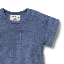 Load image into Gallery viewer, Wilson & Frenchy Organic Terry Growsuit - Deep Blue