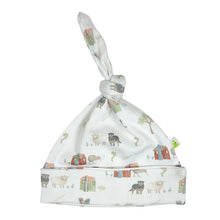 Load image into Gallery viewer, Imababy Knotted Beanie - Aotearoa Farm Muster (0-6 months)