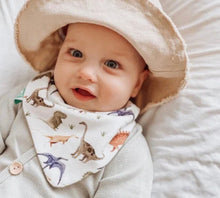 Load image into Gallery viewer, All4Ella Bandana Bibs 2pk – Reversible - Gingham Sage