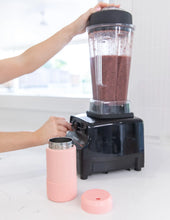 Load image into Gallery viewer, MontiiCo Fusion Smoothie Cup with Silicone Straw 350ml - Calypso