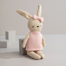 Load image into Gallery viewer, Living Textiles Knitted Animal Soft Toy - Bella the Bunny