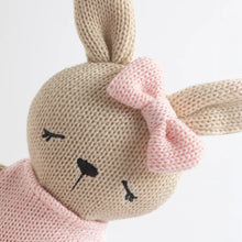 Load image into Gallery viewer, Living Textiles Knitted Animal Soft Toy - Bella the Bunny