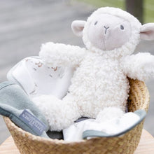 Load image into Gallery viewer, The Little Linen Company Plush Toy & Washers - Farmyard Lamb