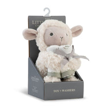 Load image into Gallery viewer, The Little Linen Company Plush Toy & Washers - Farmyard Lamb