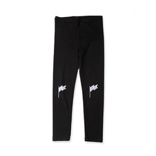 Load image into Gallery viewer, Hello Stranger Girls Leggings - Black Flag - Size 1, 3 years