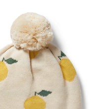 Load image into Gallery viewer, Wilson & Frenchy Lemony Organic Knitted Hat 0-3mths