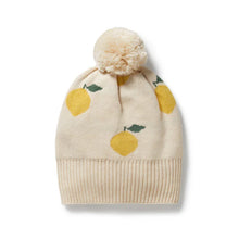Load image into Gallery viewer, Wilson & Frenchy Lemony Organic Knitted Hat 0-3mths