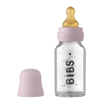 Load image into Gallery viewer, BIBS Baby Glass Bottle Complete Set 110ml - Dusky Lilac