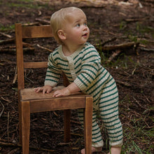 Load image into Gallery viewer, Nature Baby Lou Suit - Pine Sailor Stripe 6-12 mths