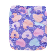 Load image into Gallery viewer, Bear & Moo Reusable OSFM Cloth Nappy - All You Need Is Love