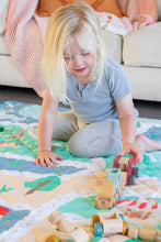 Load image into Gallery viewer, Zazi Messy Mat - Tiny Town - Large 150cm x 150cm