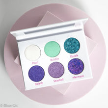 Load image into Gallery viewer, Glitter Girl Mini Eyeshadow Palette - Mia Mermaid