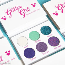 Load image into Gallery viewer, Glitter Girl Mini Eyeshadow Palette - Mia Mermaid