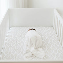 Load image into Gallery viewer, BO & KO Baby Fitted Cot Sheet - Te Pātiki Mocha