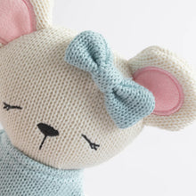 Load image into Gallery viewer, Living Textiles Knitted Animal Soft Toy - Molly the Mouse