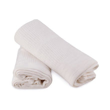 Load image into Gallery viewer, Little Bamboo Cellular Blanket 2 pack - Natural