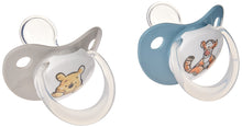 Load image into Gallery viewer, NUK Star Disney Winnie the Pooh Silicone Soother 2 pack - Choose from Blue, Pink, Green