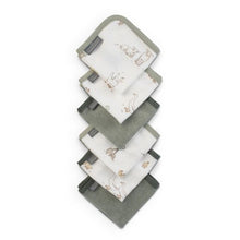 Load image into Gallery viewer, The Little Linen Towelling Washers 6 pack - Farmyard Lamb