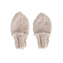 Load image into Gallery viewer, Acorn Cottontail Mittens - Oatmeal