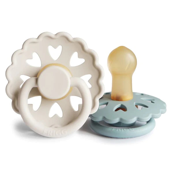Frigg Latex Pacifier 2 pack - Fairy Tale Mix Duo - Clumsy Hans/Ol Lukoie
