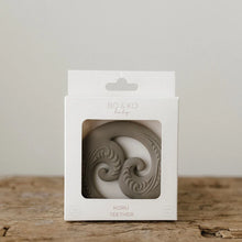 Load image into Gallery viewer, BO & KO Baby Koru Teether - Olive