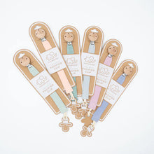 Load image into Gallery viewer, Playground 100% Cotton & Beechwood Pacifier Clip - Choose your colour