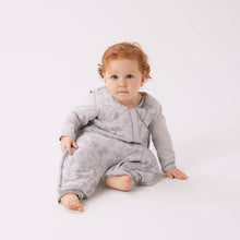 Load image into Gallery viewer, Woolbabe Duvet Weight Sleeping Suit - Pebble Wilderness - 1 year
