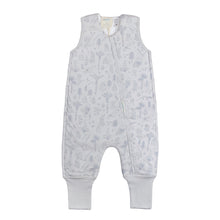 Load image into Gallery viewer, Woolbabe Duvet Weight Sleeping Suit - Pebble Wilderness - 1 year