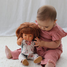 Load image into Gallery viewer, Burrow & Be Doll Clothing for 32-38cm Doll - Romper Pink Clementine