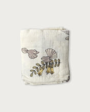Load image into Gallery viewer, Babu Muslin Wash Cloth (6pk) NZ Forest Prints - Pīwakawaka
