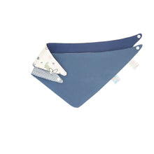 Load image into Gallery viewer, All4Ella Bandana Bibs 2pk – Reversible - Planes