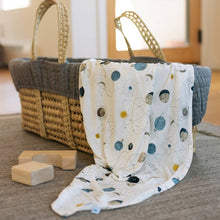 Load image into Gallery viewer, Little Unicorn Stretch Knit Swaddle Blanket - Planets